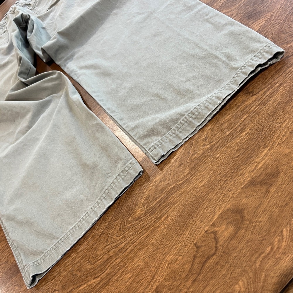 REI Co-op Mens 36x32 Organic Cotton Canvas Work Pants Khaki Straight Leg Hiking - Picture 10 of 11